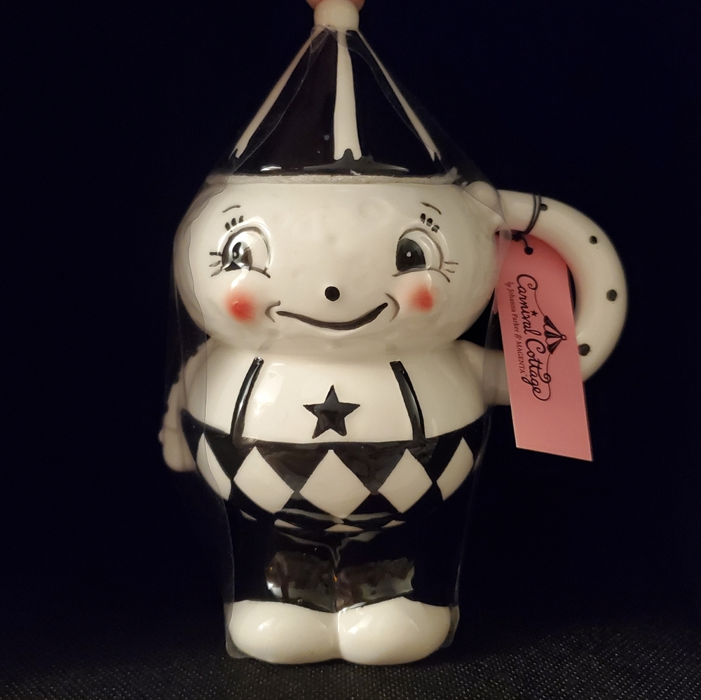 Johanna Parker Carnival Cottage Laughing Luna Moon Man Mug BNWT